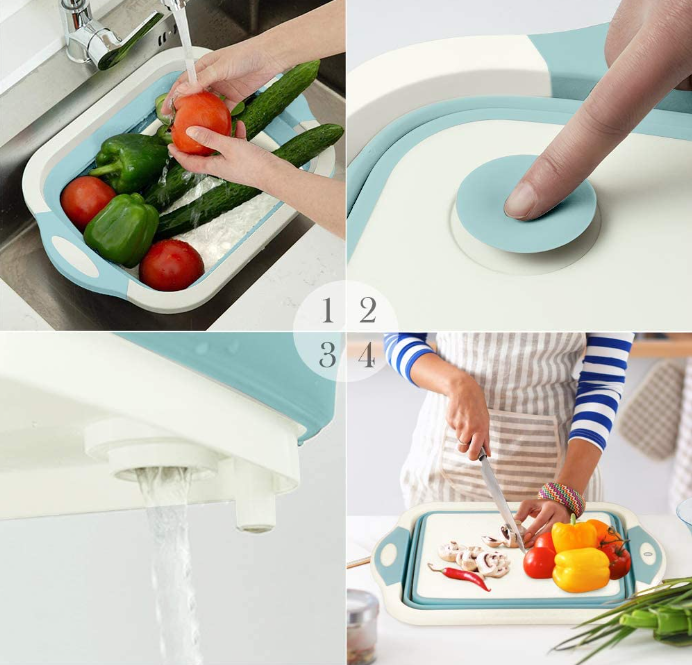 Multifunctional Folding Drain Cutting Board14